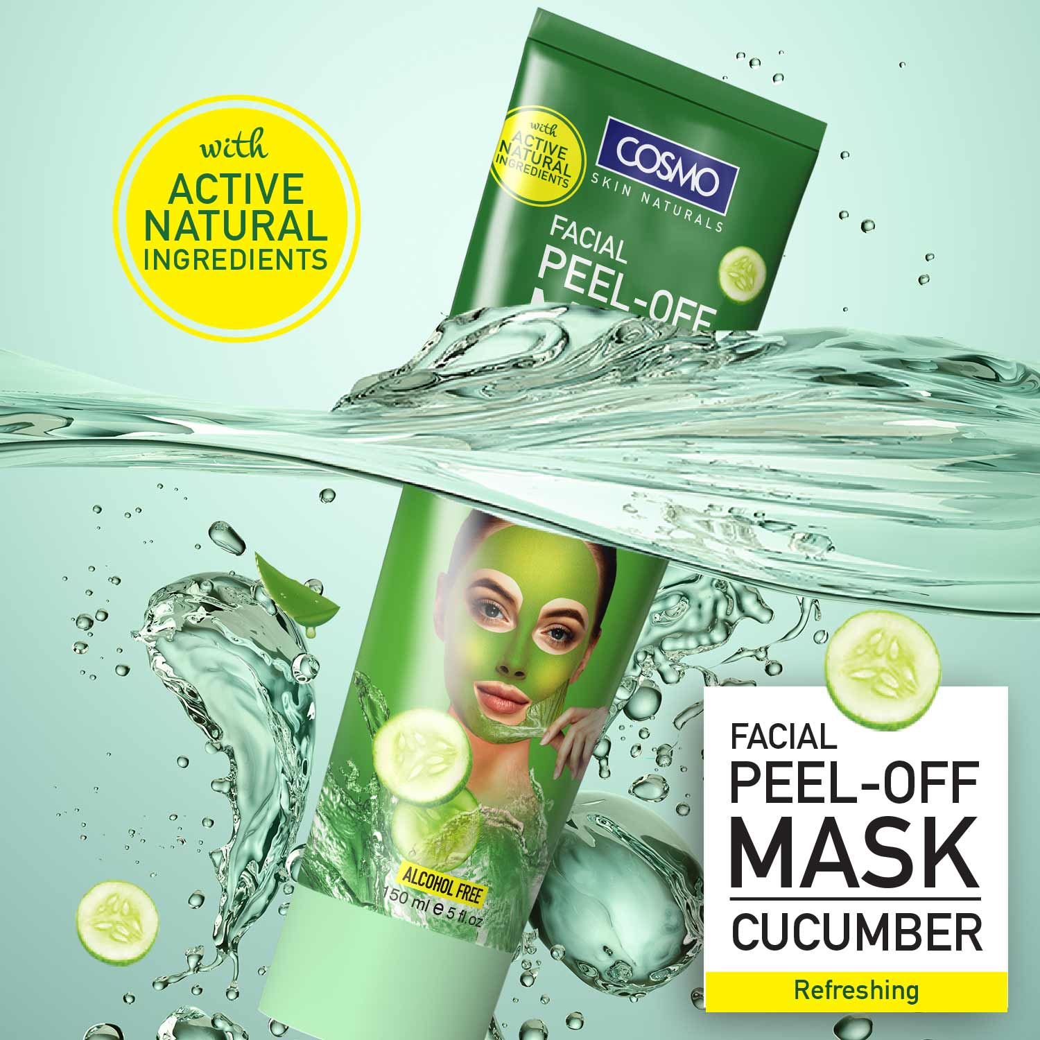 Cucumber Peel-Off Mask